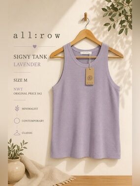 all:row Signy Tank — Lavender — Size M